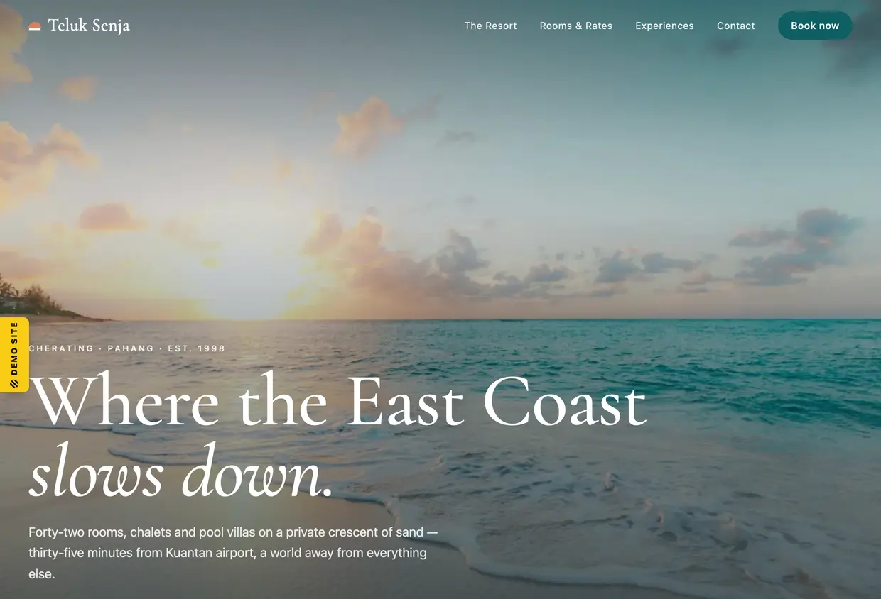 Teluk Senja Beach Resort — Beach resort