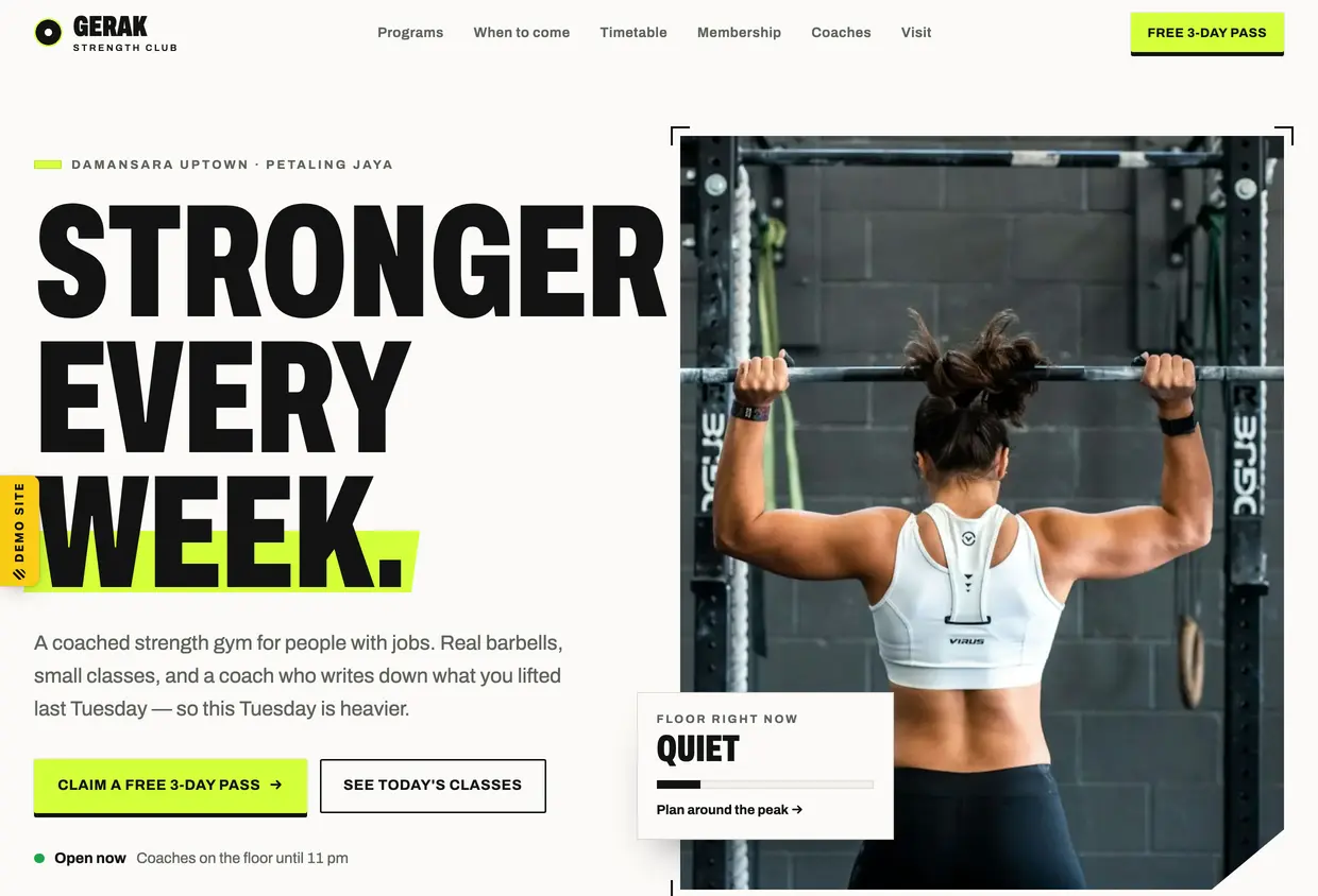 Gerak Strength Club — Gym & fitness